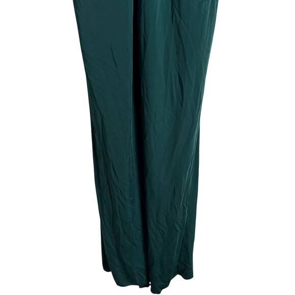 Zac Posen Emerald Green Off Shoulder Cocktail Maxi Formal Gown 10 - Picture 15 of 16